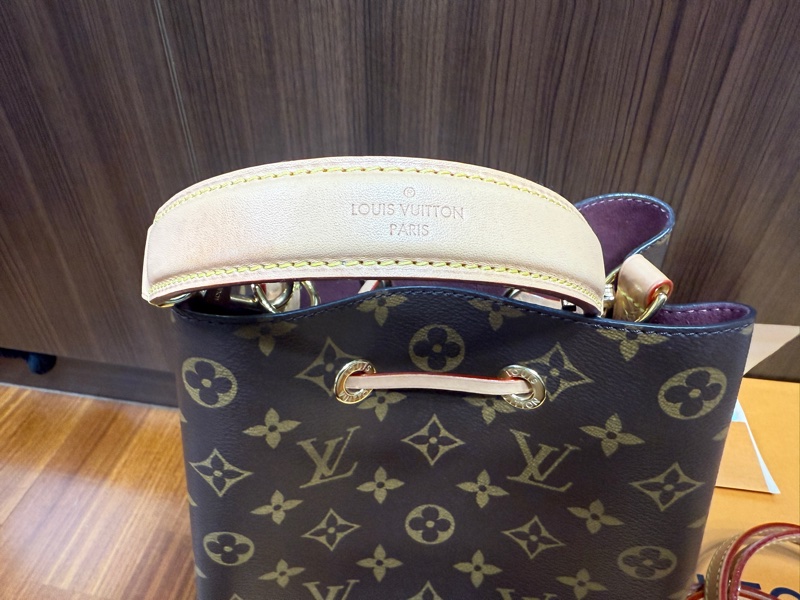 LV Neonoe bb  老花水桶包（晶片款）-22