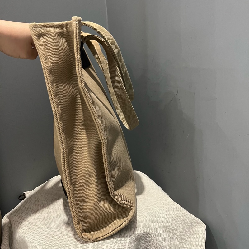 BALLY 帆布包 托特包 tote 沙色-7