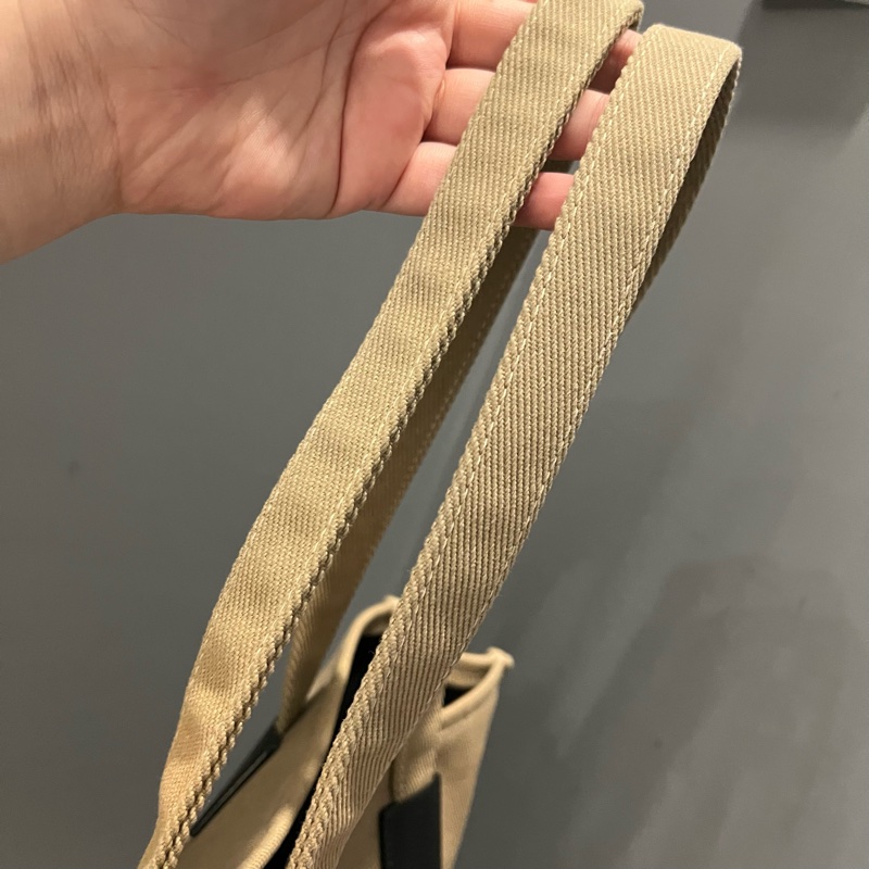 BALLY 帆布包 托特包 tote 沙色-12