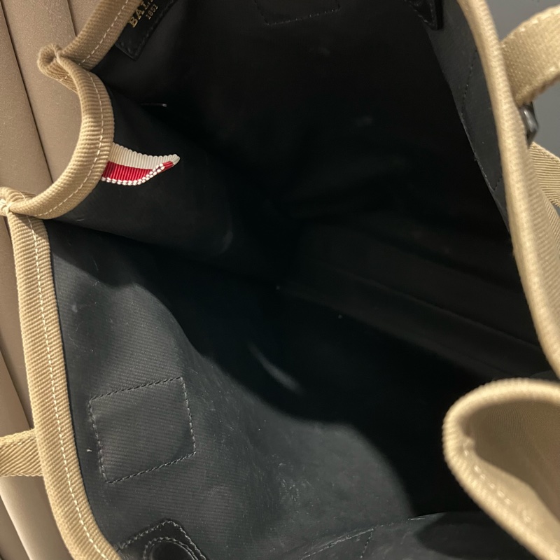 BALLY 帆布包 托特包 tote 沙色-24