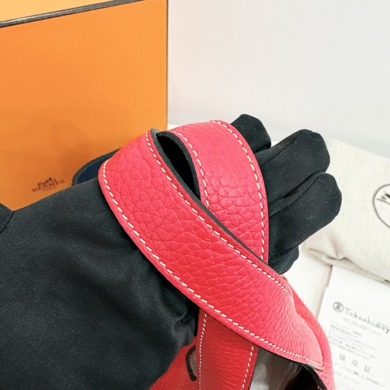 Hermès愛馬仕 Picotin菜籃子18 極致粉拼午夜藍銀扣Y刻-7