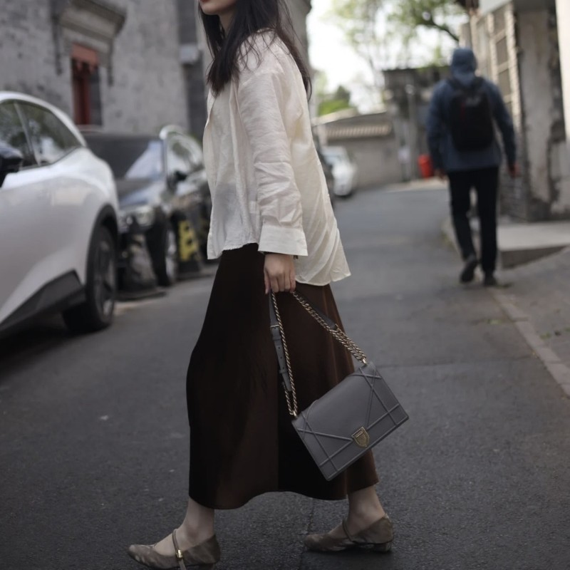 Dior迪奧盾牌小號藍色 單肩斜背包-4