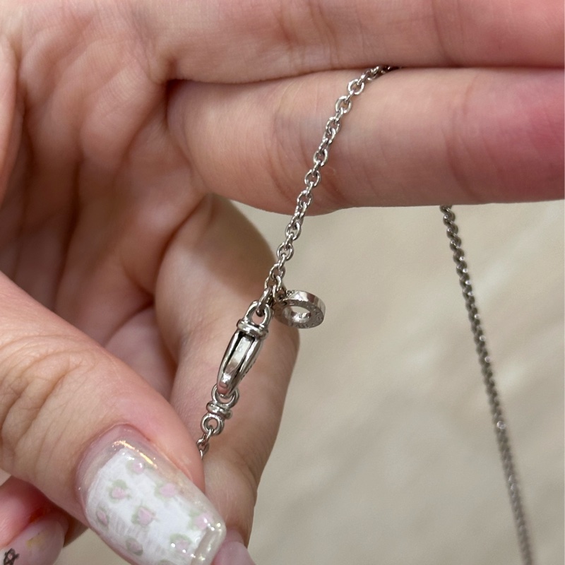 BVLGARI 寶格麗 B.zero1 18K 白K金項鍊-6