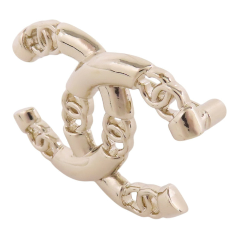 CHANEL 金屬/CC Brooch金扣胸針-2