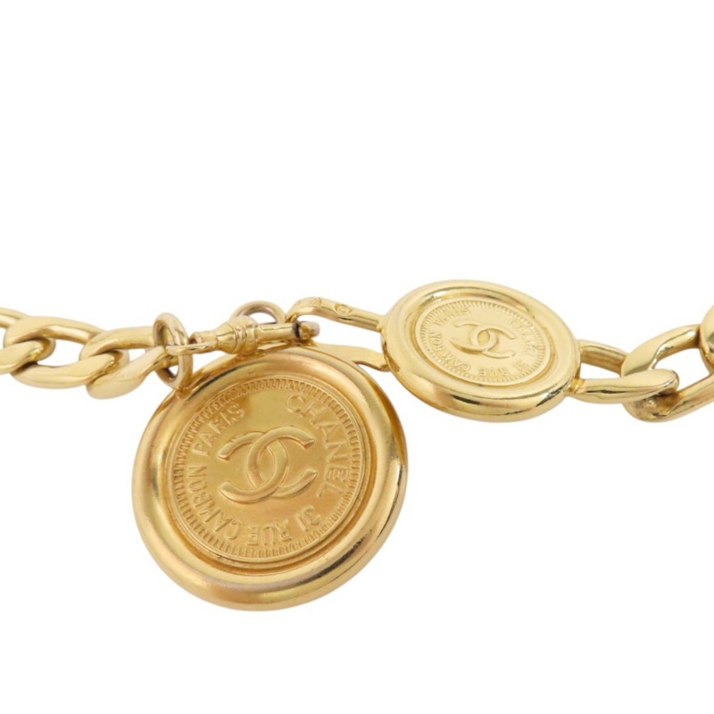 CHANEL 金屬Vintage Chain Belt金扣鏈腰帶-4