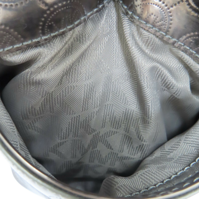 金色 皮革 肩背包-8