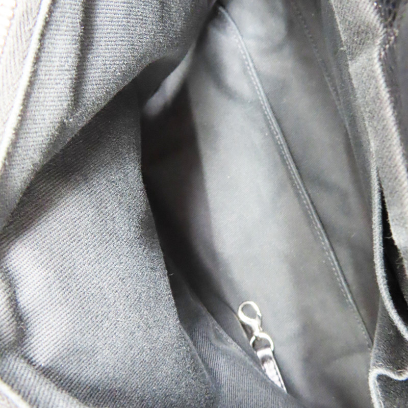 黑色 牛皮 菱格紋 荔枝紋 两用包 銀扣 (無卡)【CHANEL 香奈兒】-4