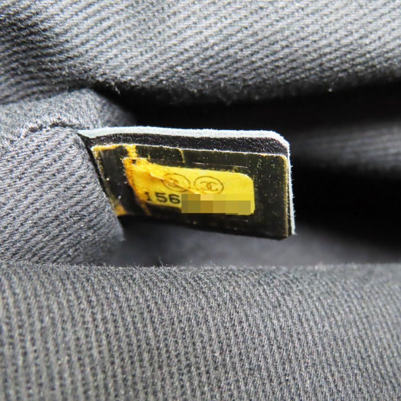 黑色 牛皮 菱格紋 荔枝紋 两用包 銀扣 (無卡)【CHANEL 香奈兒】-8