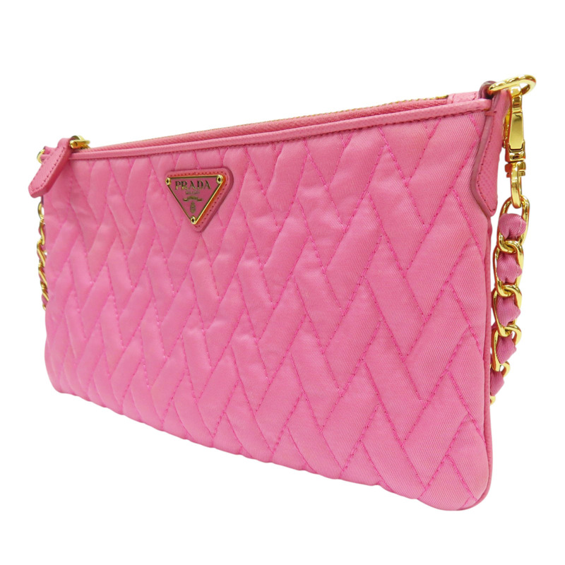 粉色 帆布 肩背包-2