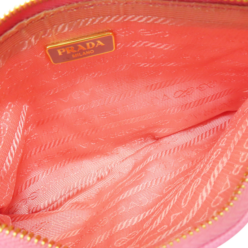 粉色 帆布 肩背包-4