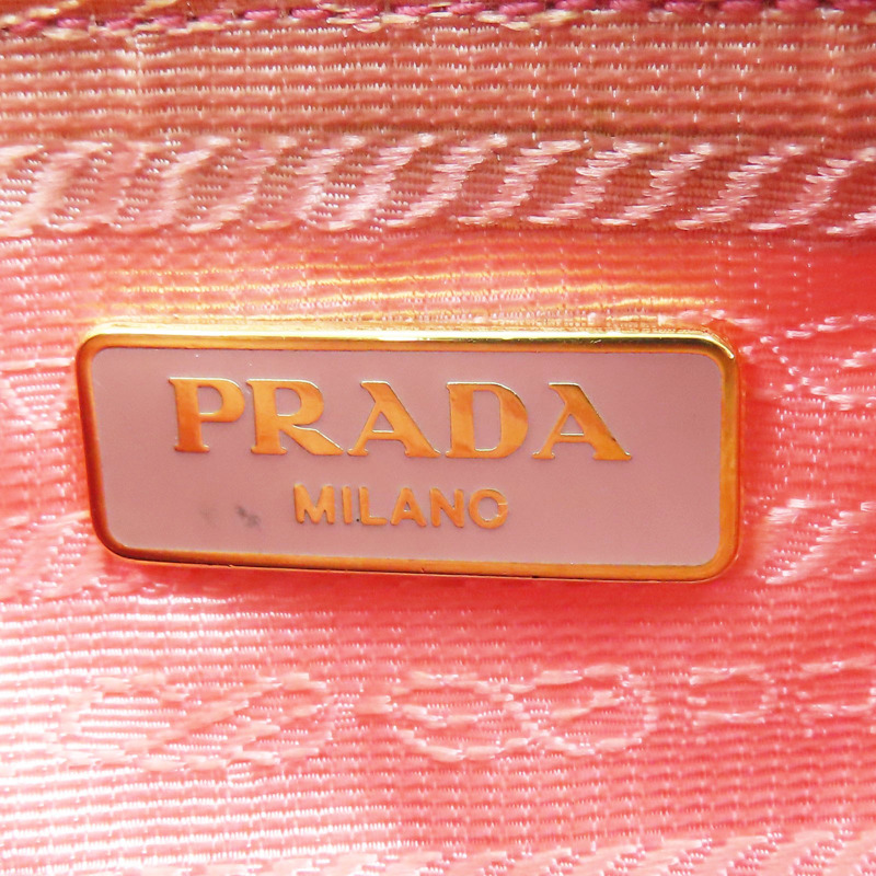 粉色 帆布 肩背包-5