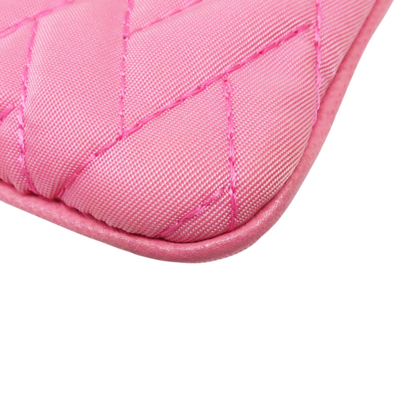 粉色 帆布 肩背包-8