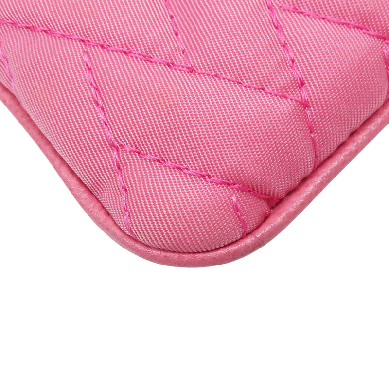 粉色 帆布 肩背包-9