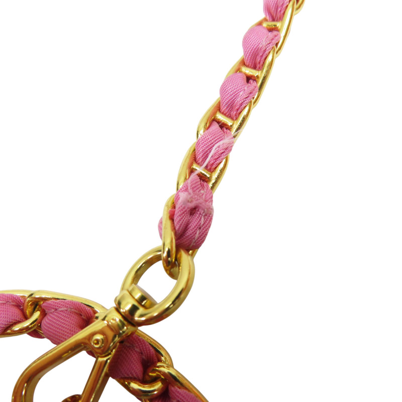 粉色 帆布 肩背包-11