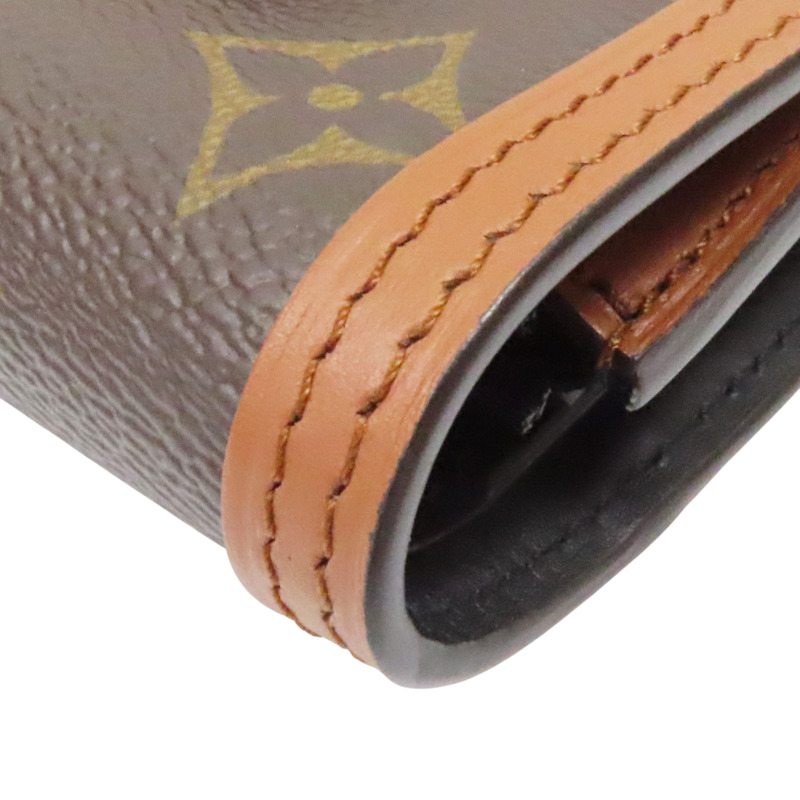 原花 Reverse 帆布 Dauphine 扣式短夾【LOUIS VUITTON LV 路易威登】 M68725-10