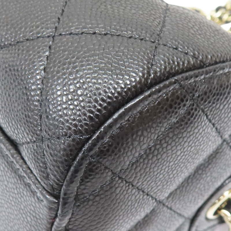 黑色 牛皮 菱格紋 荔枝紋 两用包 金扣 AP4474-9