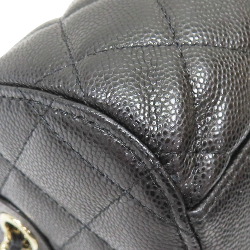 黑色 牛皮 菱格紋 荔枝紋 两用包 金扣 AP4474-10