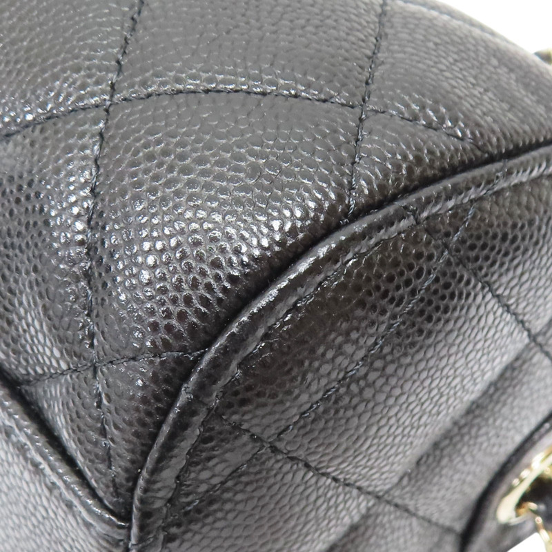 黑色 牛皮 菱格紋 荔枝紋 两用包 金扣 AP4474-11