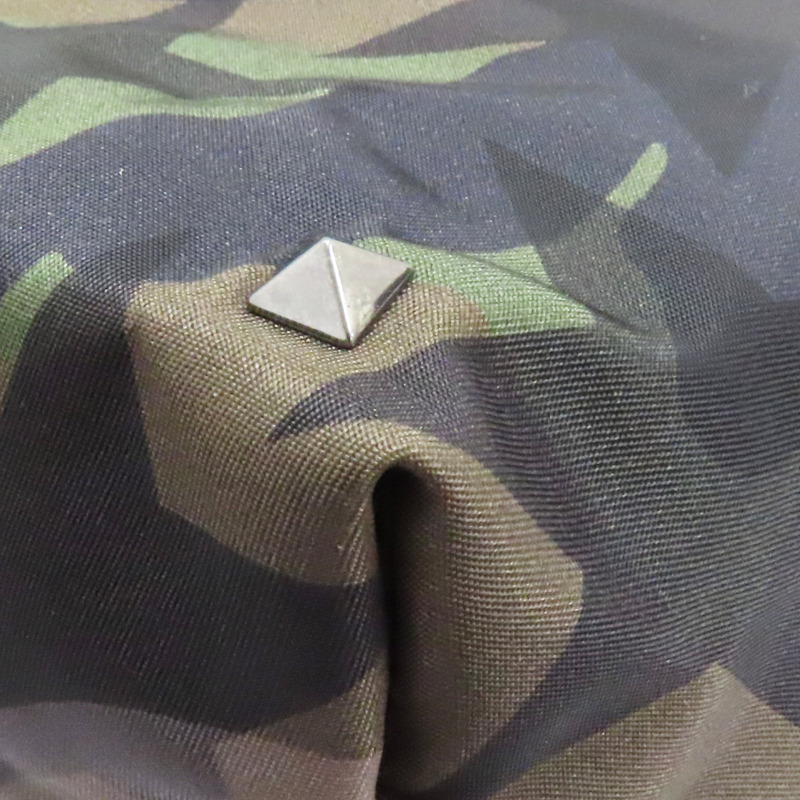 綠色 迷彩尼龍 皮革 托特包 肩背包【Valentino 范倫鐵諾】-12