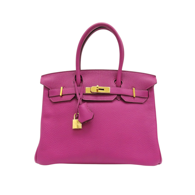 玫瑰木色 Togo牛皮 Birkin 30 手提包 口O刻-0