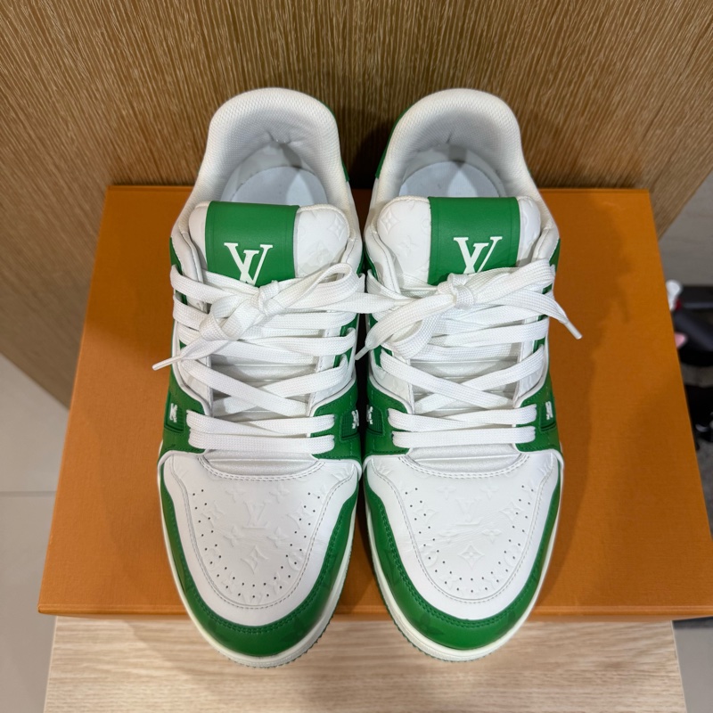 Louis Vuitton Trainer 綠色 LV 6.5-4