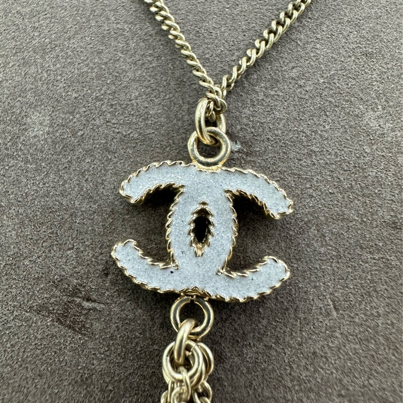 Chanel 吊墜項鍊香奈兒中古 有購證-3