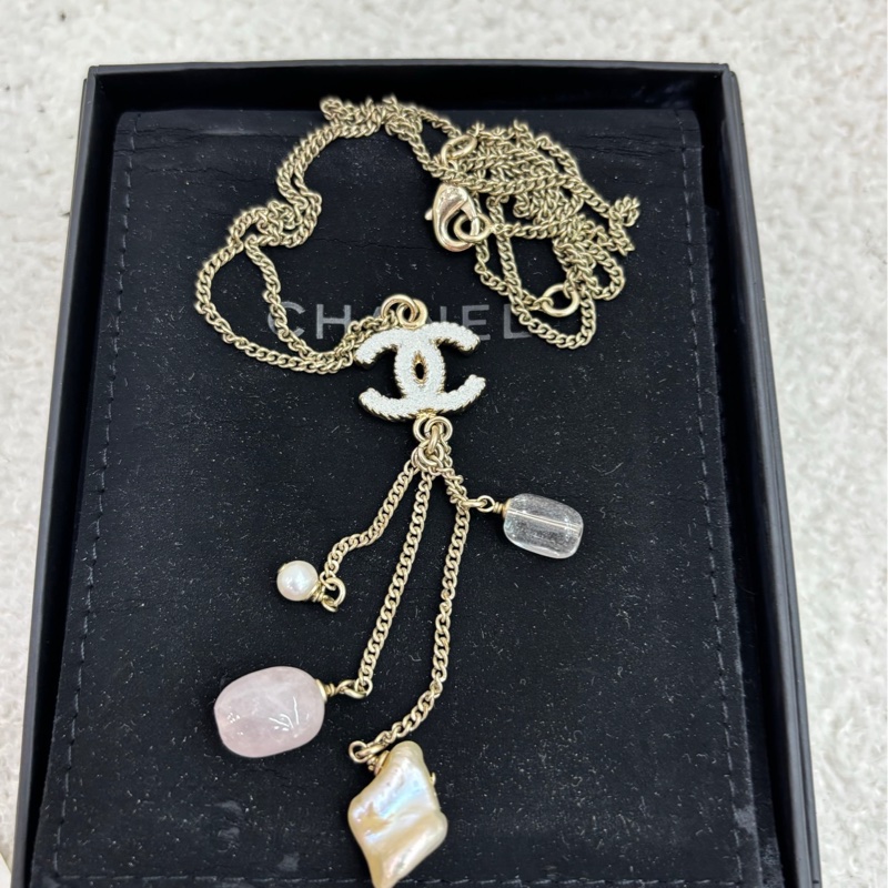 Chanel 吊墜項鍊香奈兒中古 有購證-9