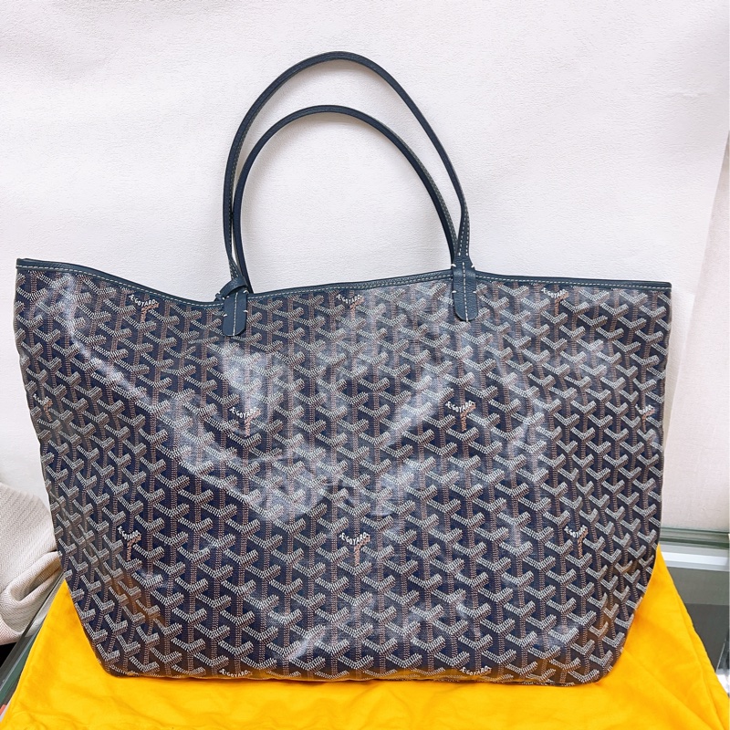 Goyard saint louis 深藍色老花托特包 GM-1
