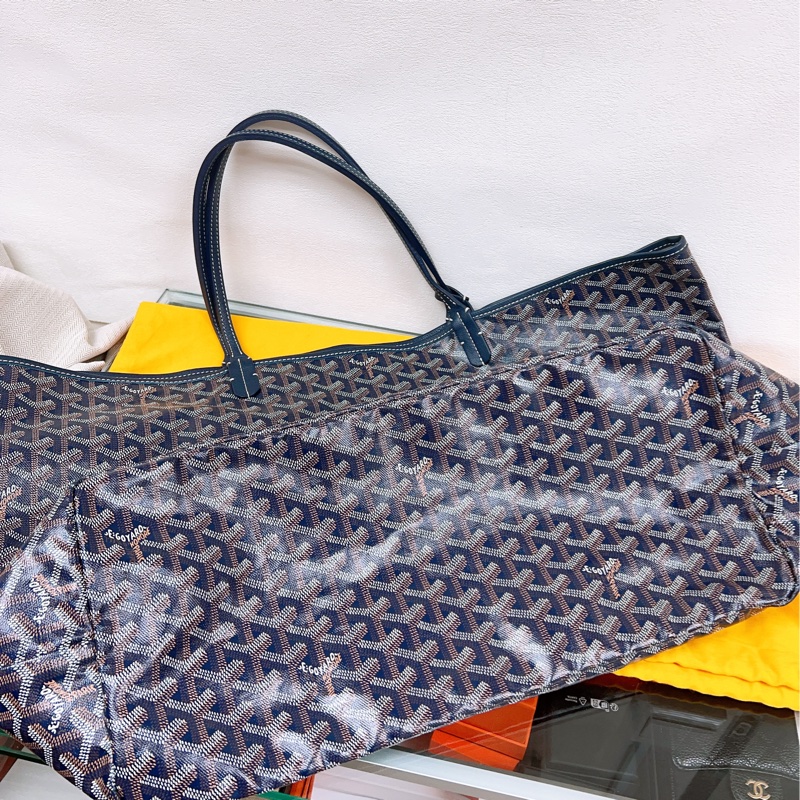 Goyard saint louis 深藍色老花托特包 GM-5