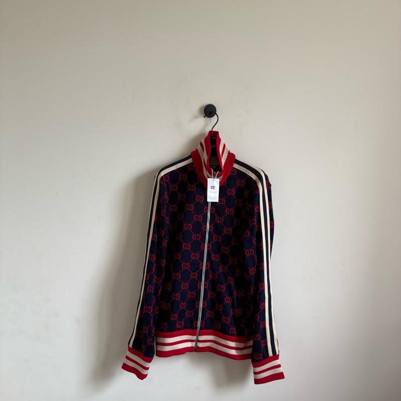 Gucci 暗紋滿印夾克-0