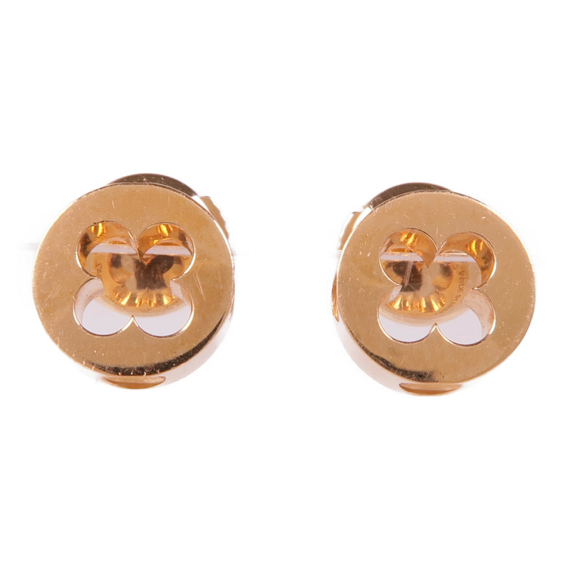 LOUIS VUITTON 18K玫瑰金Empreinte Ear Studs耳環-0