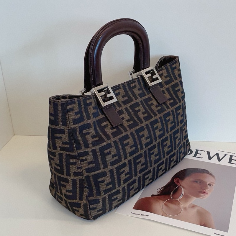 Fendi 芬迪 zucca tote手提包 小號約29*20*11 各大超模同款-2