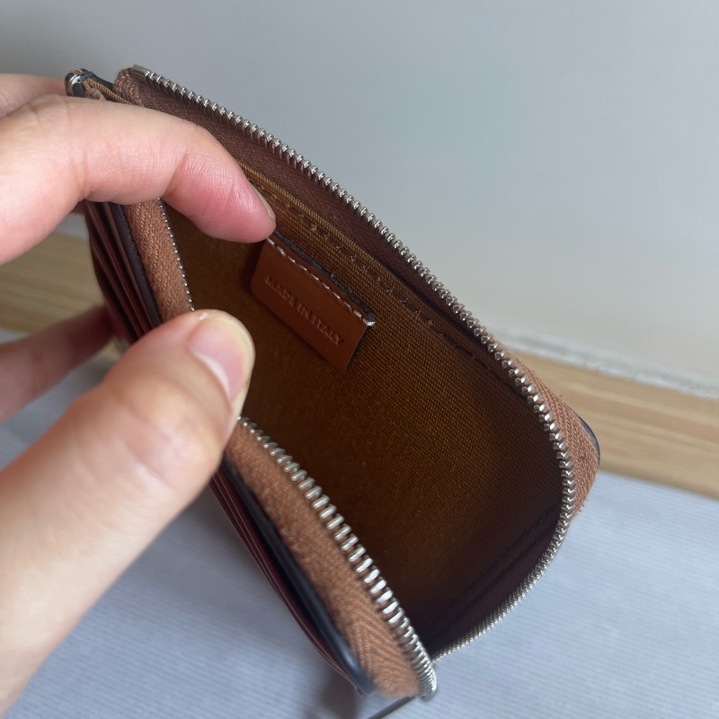 Celine老花拉鍊卡夾-3