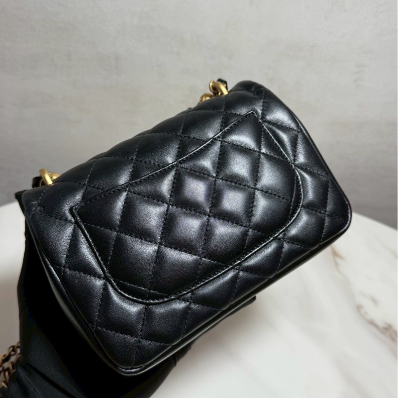 (已售出)Chanel 24P 珍珠方胖 黑金 晶片款-2