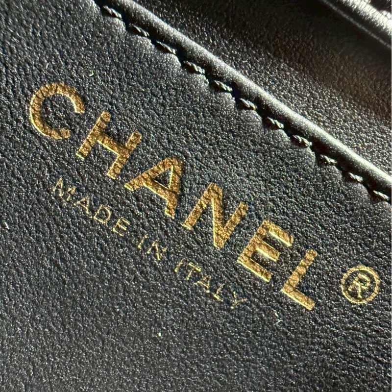 (已售出)Chanel 24P 珍珠方胖 黑金 晶片款-19