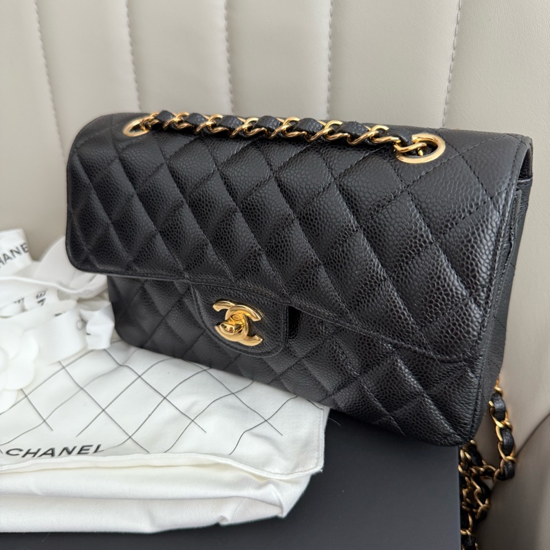 Chanel Classic Flap Small Caviar 23cm 經典款細號手袋粒紋小牛皮-1