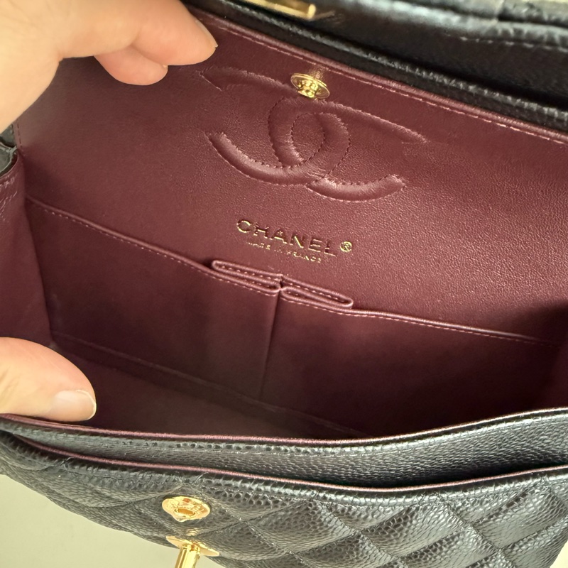 Chanel Classic Flap Small Caviar 23cm 經典款細號手袋粒紋小牛皮-4