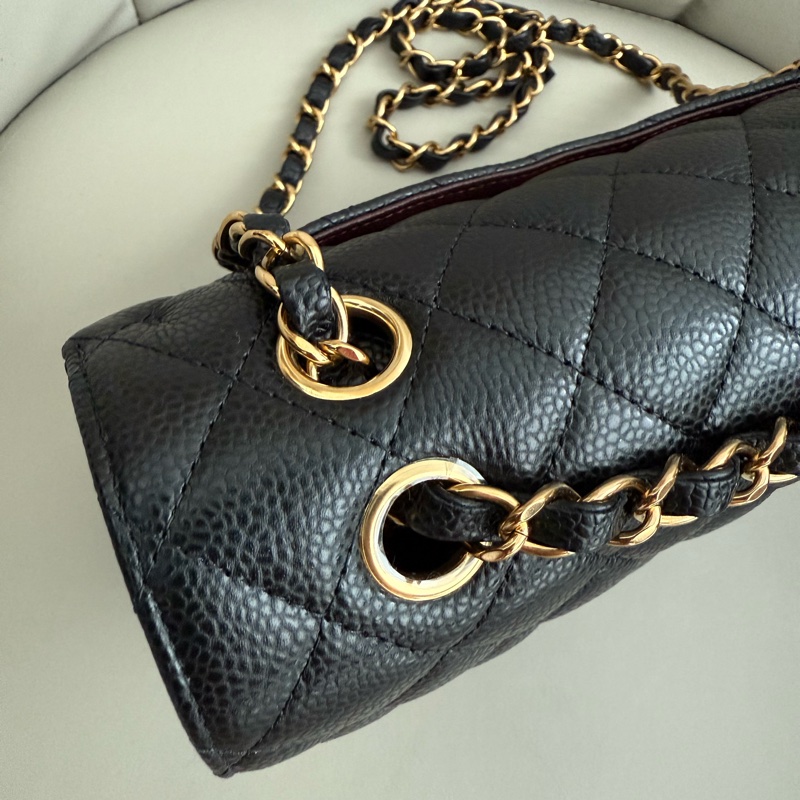 Chanel Classic Flap Small Caviar 23cm 經典款細號手袋粒紋小牛皮-11