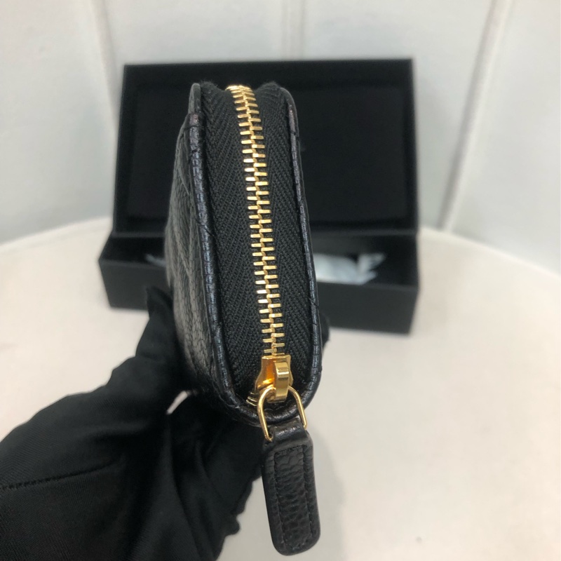 Chanel 黑金拉鏈 卡包 散子包 芯片 XB652-2