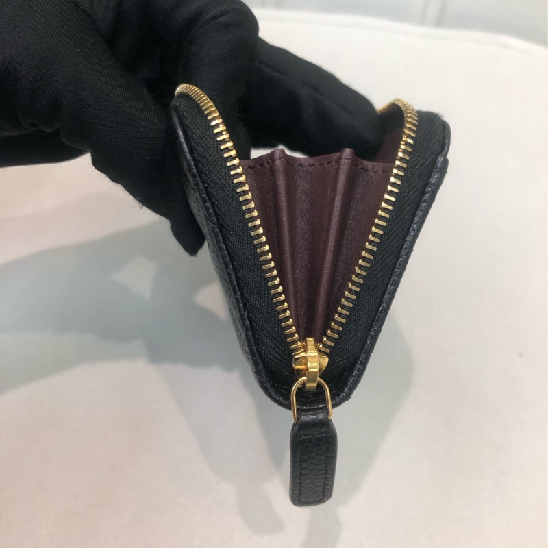 Chanel 黑金拉鏈 卡包 散子包 芯片 XB652-7