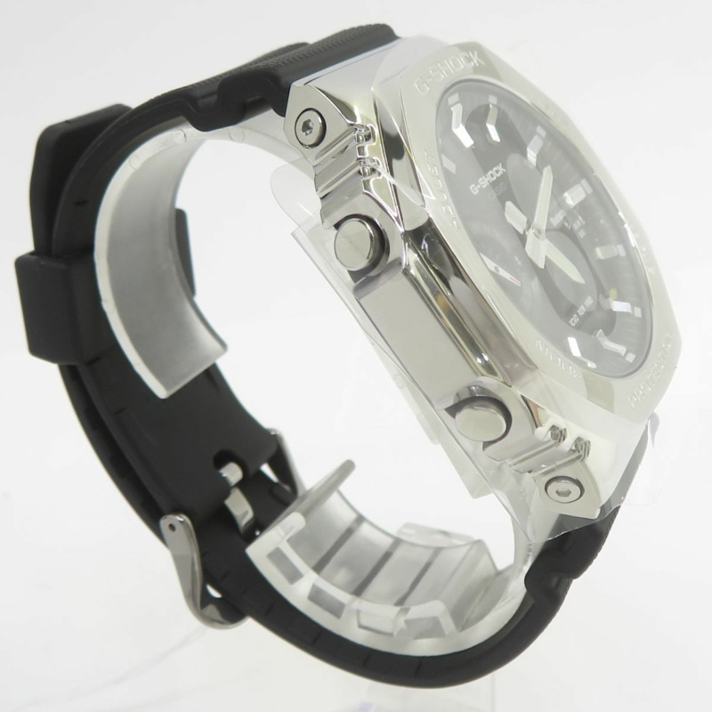 卡西歐 G-SHOCK G-STEEL Mobile Link GBM-2100-1AER 強韌太陽能手錶-1