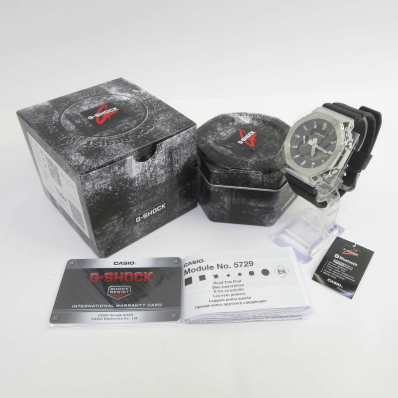 卡西歐 G-SHOCK G-STEEL Mobile Link GBM-2100-1AER 強韌太陽能手錶-6