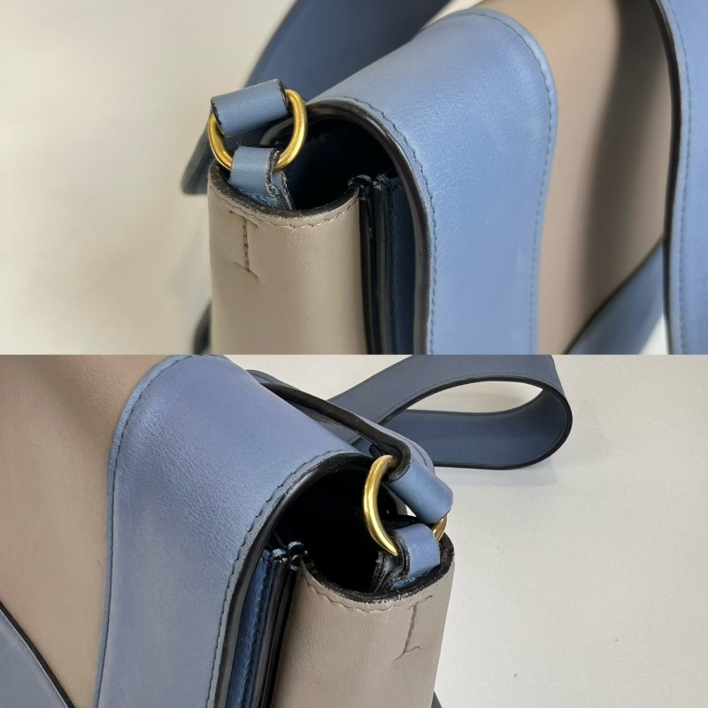 CELINE 霧霾藍拚奶茶FRAME-10