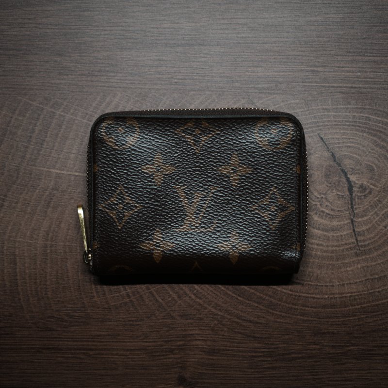LOUIS VUITTON M60067 拉鏈零錢包 LV 拉鏈皮夾 男士皮夾 皮夾 錢包 短夾-2