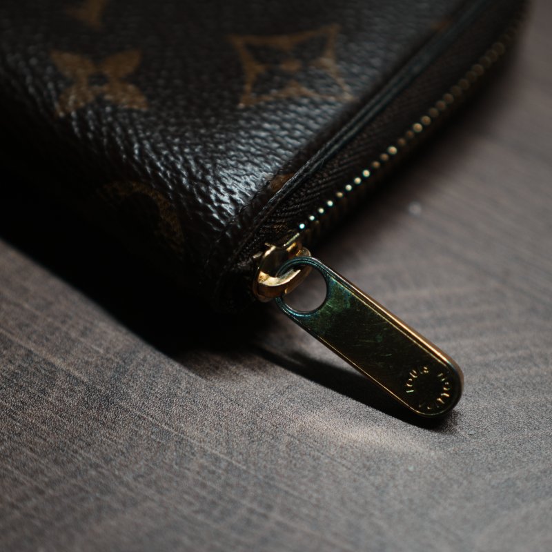 LOUIS VUITTON M60067 拉鏈零錢包 LV 拉鏈皮夾 男士皮夾 皮夾 錢包 短夾-9