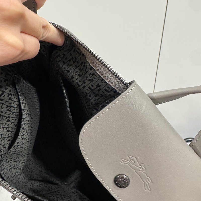 LONGCHAMP LE PLIAGE XTRA系列牛皮後背包 灰(大)-2