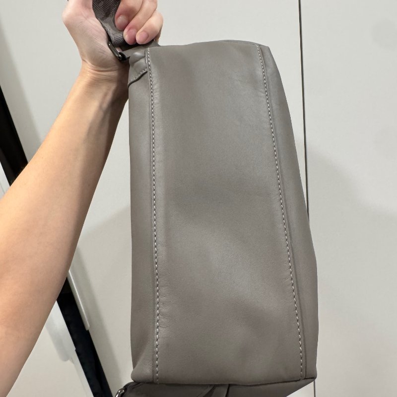 LONGCHAMP LE PLIAGE XTRA系列牛皮後背包 灰(大)-7