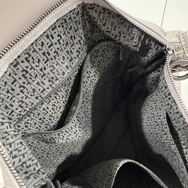 LONGCHAMP LE PLIAGE XTRA系列牛皮後背包 灰(大)-8