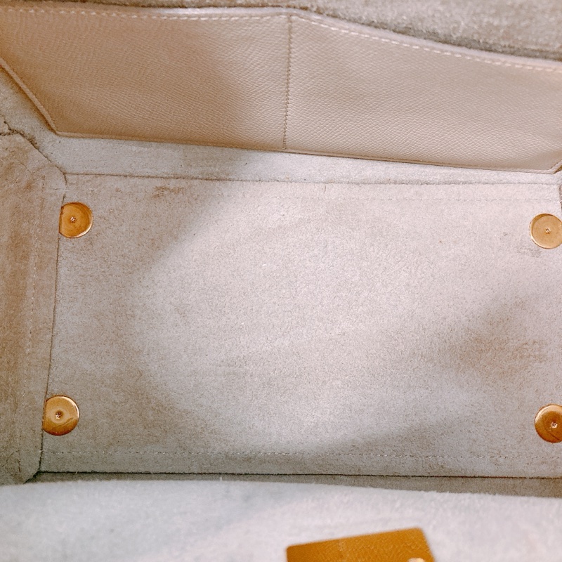 MS0289 賽琳 鯰魚包 米色 金扣 顆粒牛皮Celine Mini Belt Bag Beige X GHW Grained Calfskin-15