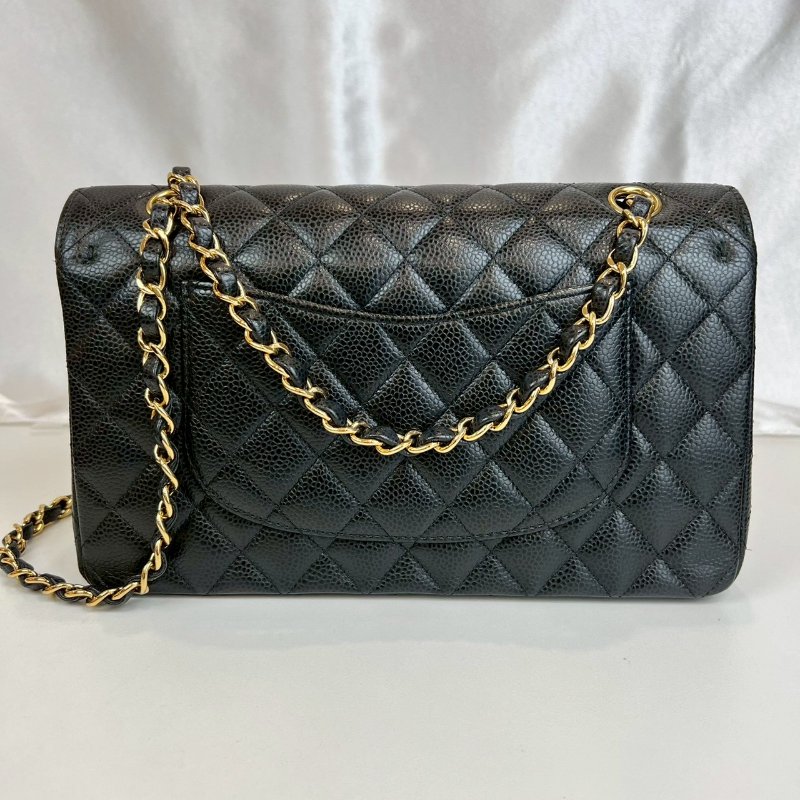 CHANEL 25開 黑金荔枝CF25-1